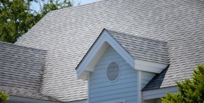 Porch Roof with New Shingles